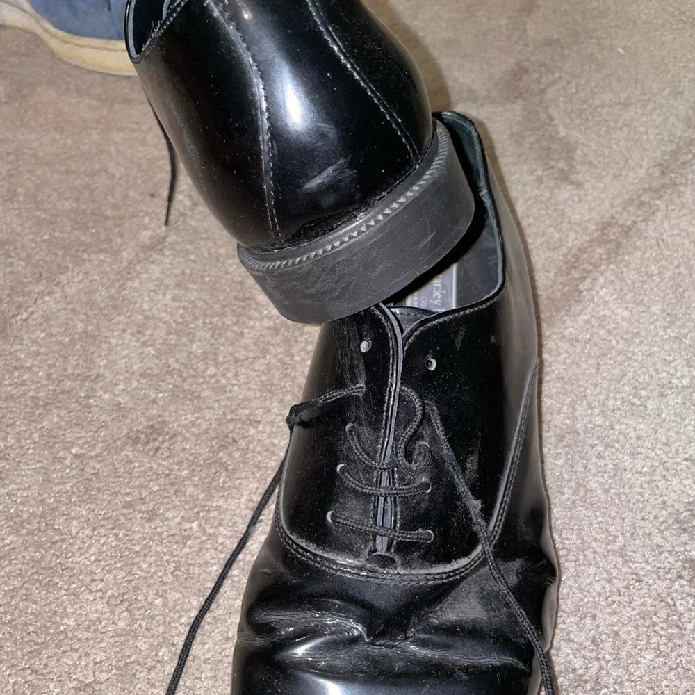 stanley blacker tuxedo lace up tuxedo shoes 👞